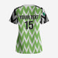 Custom Nigeria Football Scrub Top Go Champions Super Eagles