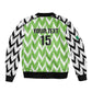 Custom Nigeria Football Sleeve Zip Bomber Jacket Go Champions Super Eagles