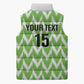 Custom Nigeria Football Sleeveless Puffer Jacket Go Champions Super Eagles
