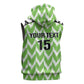 Custom Nigeria Football Sleeveless Zip Hoodie Go Champions Super Eagles