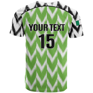 Custom Nigeria Football T shirt Go Champions Super Eagles