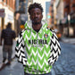 Custom Nigeria Football Zip Hoodie Go Champions Super Eagles