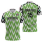 Custom Nigeria Football Zipper Polo Shirt Go Champions Super Eagles