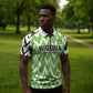 Custom Nigeria Football Zipper Polo Shirt Go Champions Super Eagles