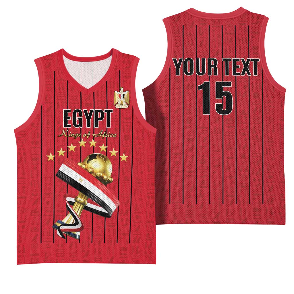 Custom Egypt Football Basketball Jersey Kings of Africa Champions