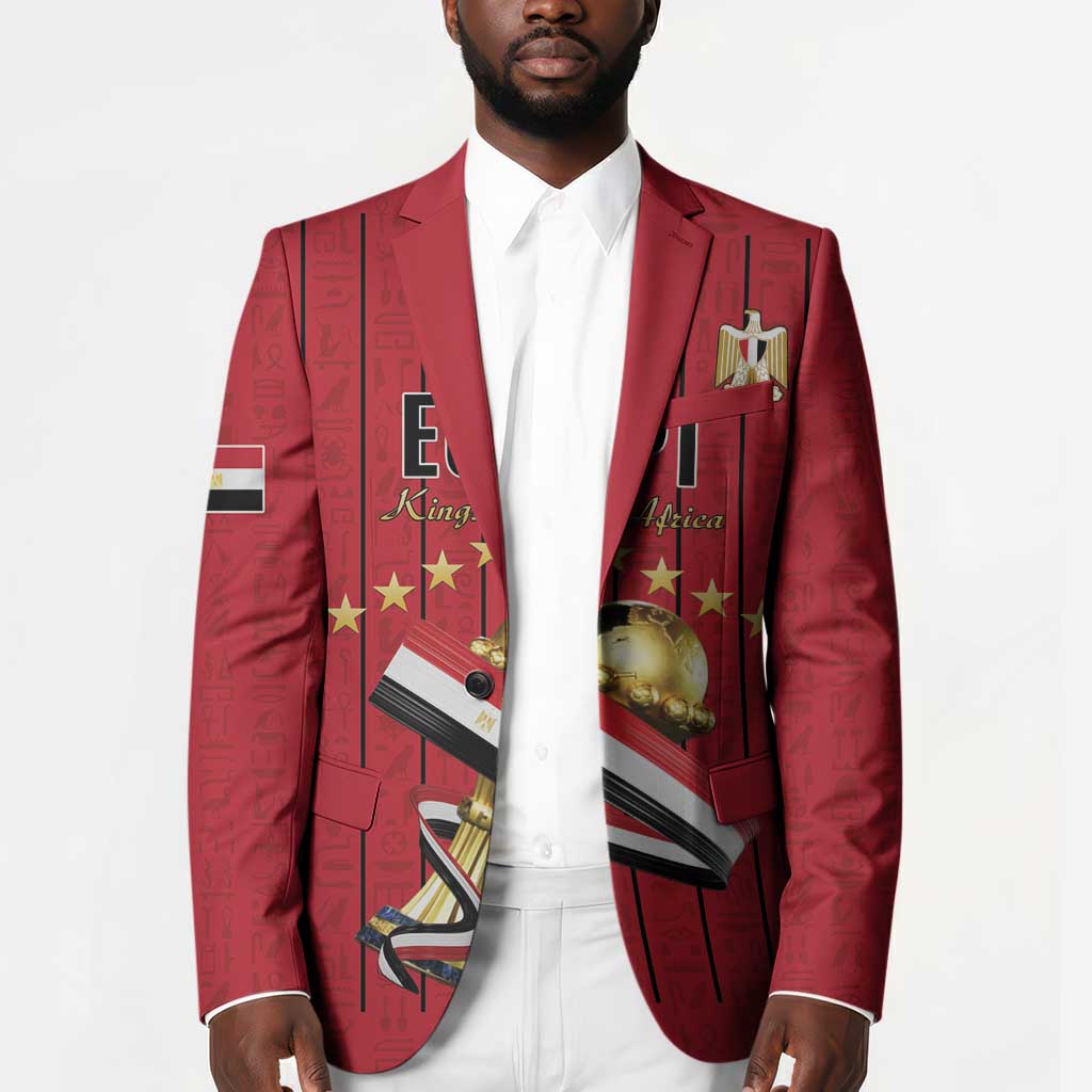 Custom Egypt Football Blazer Kings of Africa Champions