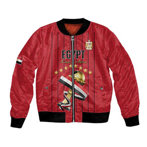 Custom Egypt Football Bomber Jacket Kings of Africa Champions