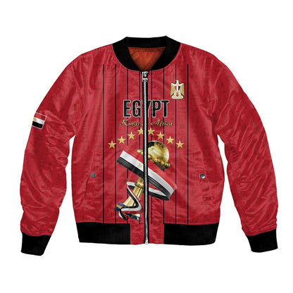 Custom Egypt Football Bomber Jacket Kings of Africa Champions