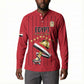 Custom Egypt Football Button Sweatshirt Kings of Africa Champions