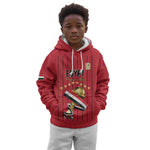 Custom Egypt Football Kid Hoodie Kings of Africa Champions