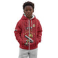 Custom Egypt Football Kid Hoodie Kings of Africa Champions