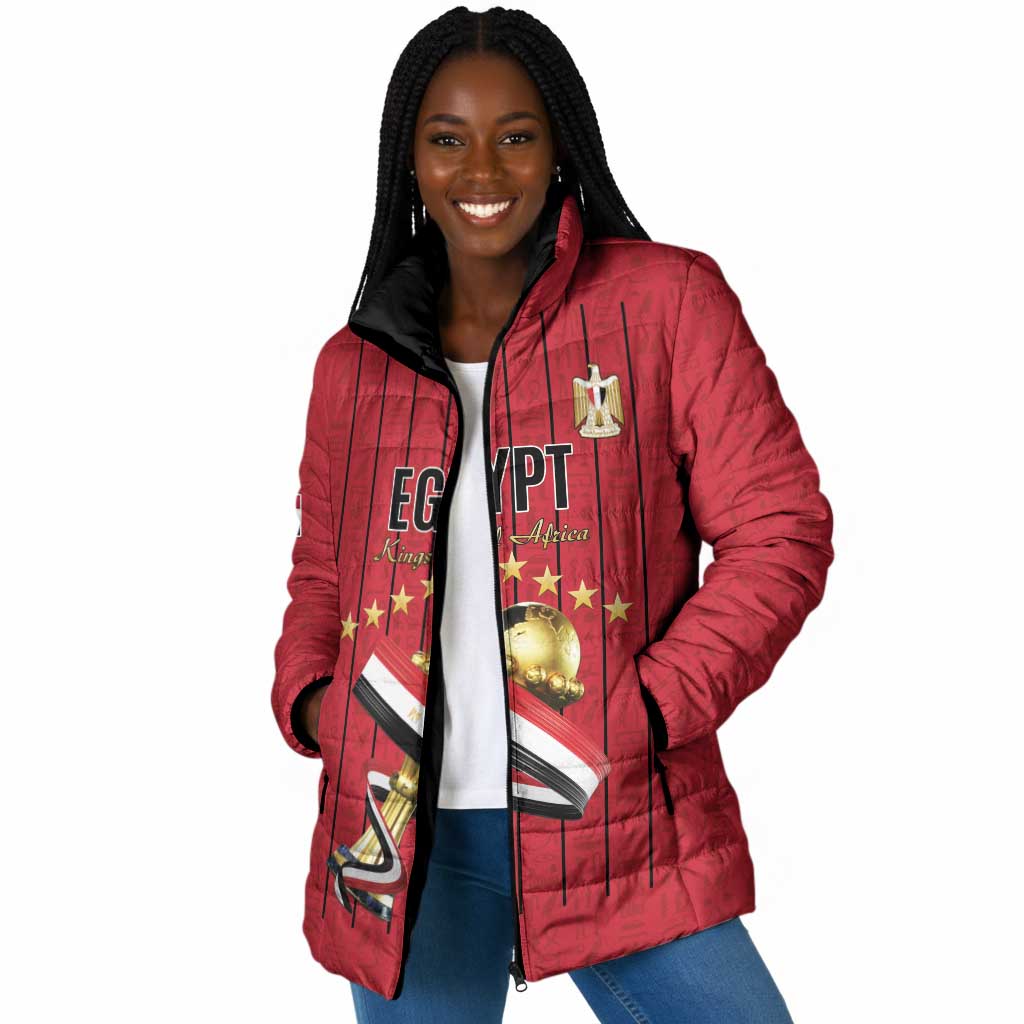 Custom Egypt Football Padded Jacket Kings of Africa Champions