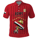 Custom Egypt Football Polo Shirt Kings of Africa Champions