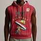 Custom Egypt Football Sleeveless Hoodie Kings of Africa Champions