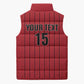 Custom Egypt Football Sleeveless Puffer Jacket Kings of Africa Champions