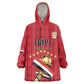 Custom Egypt Football Wearable Blanket Hoodie Kings of Africa Champions