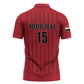 Custom Egypt Football Zipper Polo Shirt Kings of Africa Champions