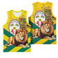 Happy Togo Independence Day Basketball Jersey Lion With Coat Of Arms - Kente Pattern - African Pride