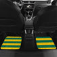 Happy Togo Independence Day Car Mats Lion With Coat Of Arms - Kente Pattern
