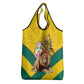 Happy Togo Independence Day Grocery Bag Lion With Coat Of Arms - Kente Pattern