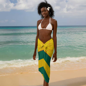 Happy Togo Independence Day Sarong Lion With Coat Of Arms - Kente Pattern