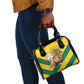 Happy Togo Independence Day Shoulder Handbag Lion With Coat Of Arms - Kente Pattern