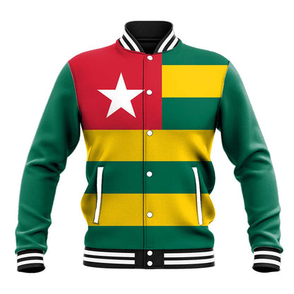 Togolese Independence Day Baseball Jacket Flag Style