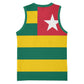Togolese Independence Day Basketball Jersey Flag Style - African Pride
