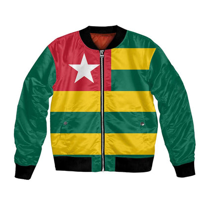 Togolese Independence Day Bomber Jacket Flag Style