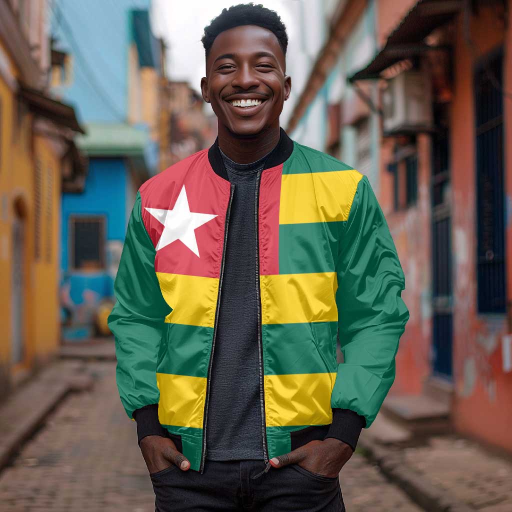 Togolese Independence Day Bomber Jacket Flag Style