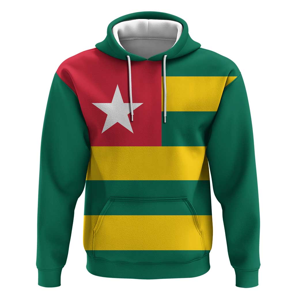 Togolese Independence Day Hoodie Flag Style