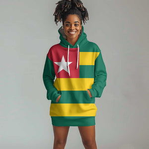 Togolese Independence Day Hoodie Dress Flag Style