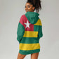 Togolese Independence Day Hoodie Dress Flag Style
