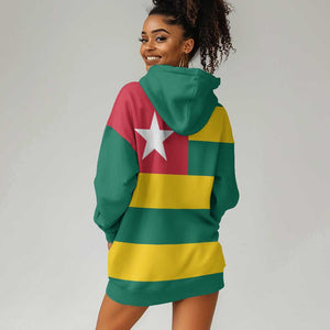 Togolese Independence Day Hoodie Dress Flag Style
