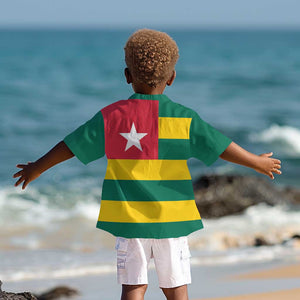 Togolese Independence Day Kid Hawaiian Shirt Flag Style
