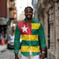 Togolese Independence Day Long Sleeve Button Shirt Flag Style