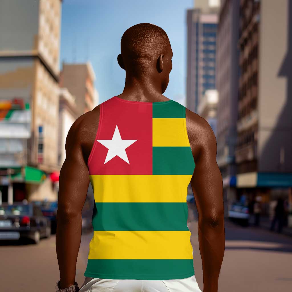 Togolese Independence Day Men Tank Top Flag Style