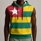Togolese Independence Day Sleeveless Hoodie Flag Style - African Pride