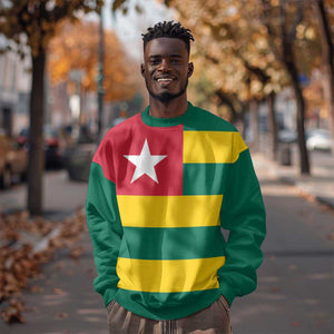 Togolese Independence Day Sweatshirt Flag Style