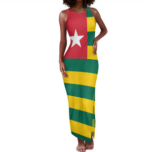 Togolese Independence Day Tank Maxi Dress Flag Style
