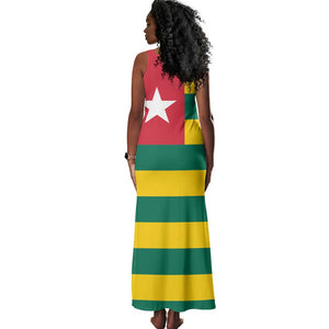 Togolese Independence Day Tank Maxi Dress Flag Style