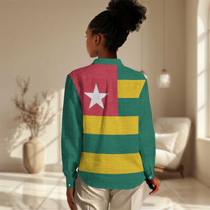 Togolese Independence Day Women Casual Shirt Flag Style