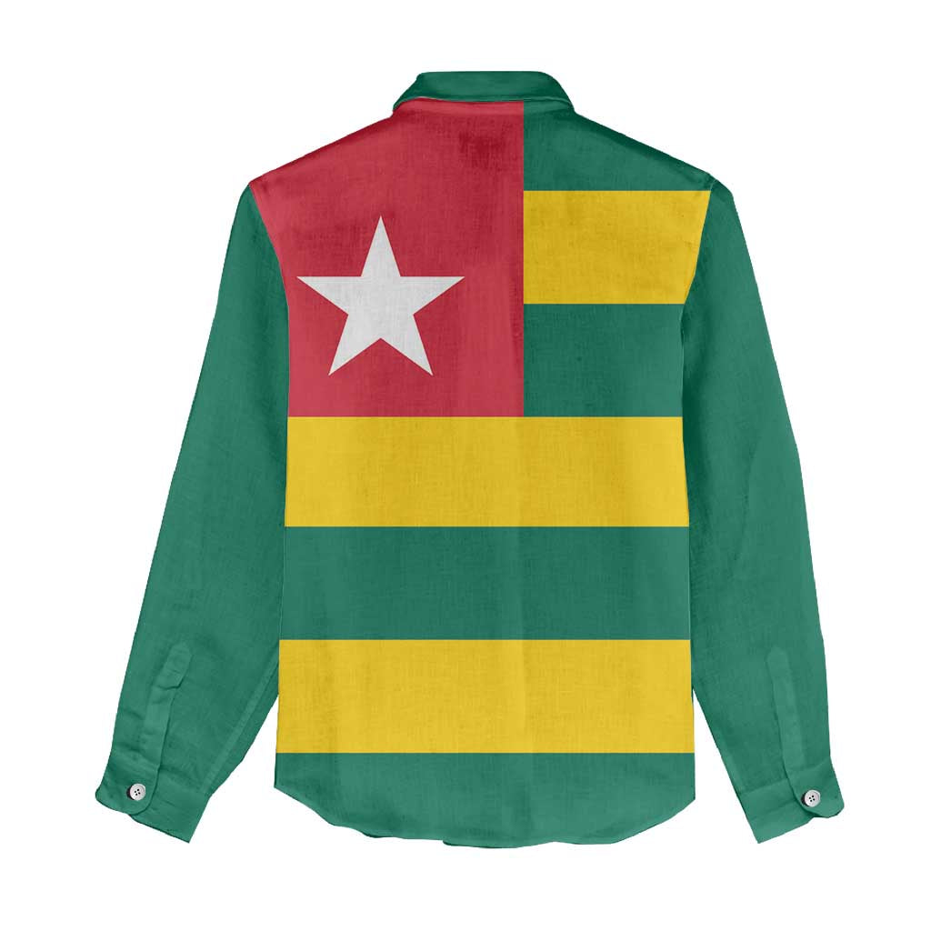 Togolese Independence Day Women Casual Shirt Flag Style