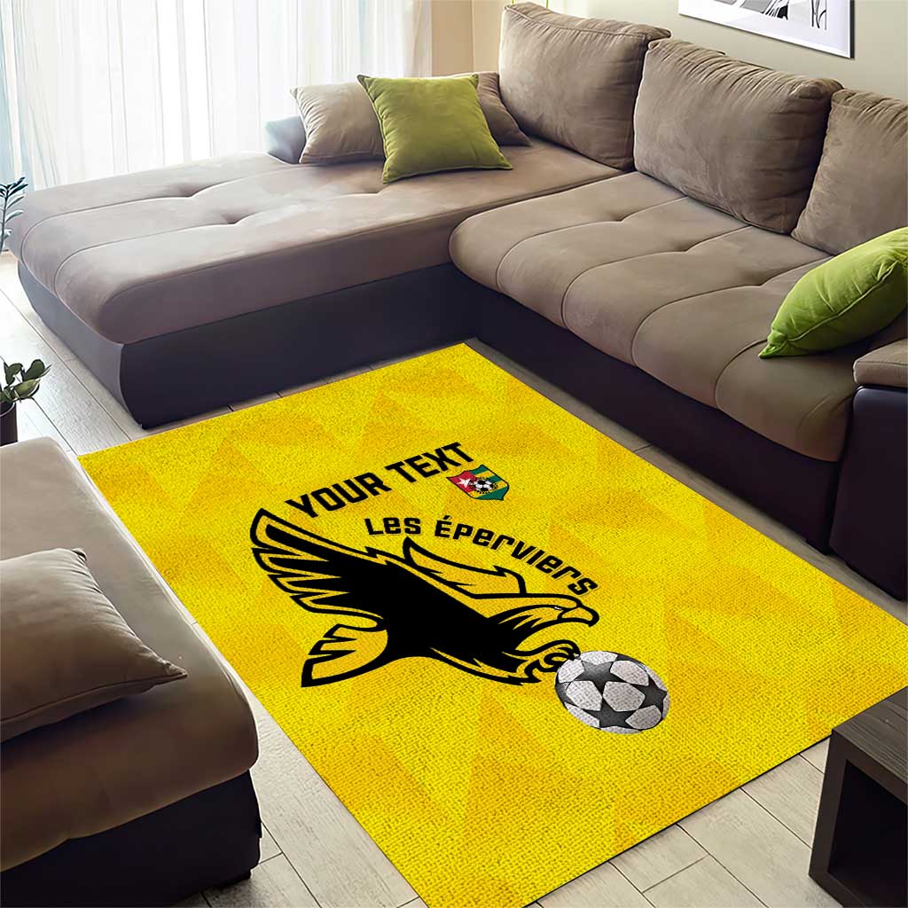 Custom Togo Football Area Rug Go Champions