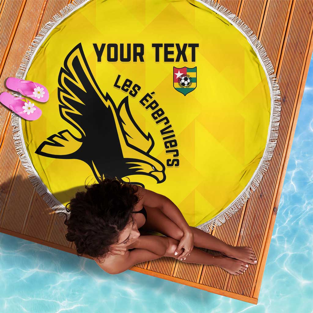 Custom Togo Football Beach Blanket Go Champions