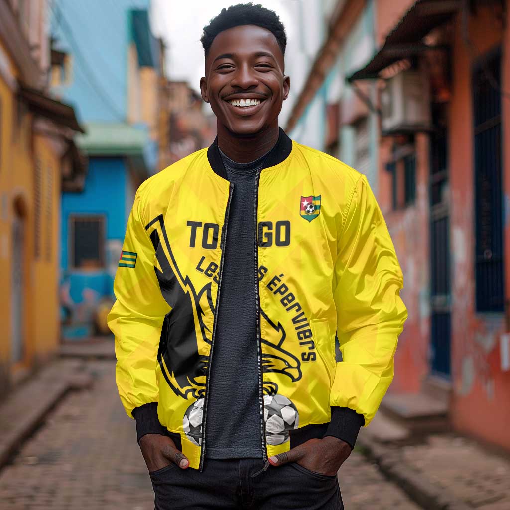 Custom Togo Football Bomber Jacket Go Champions