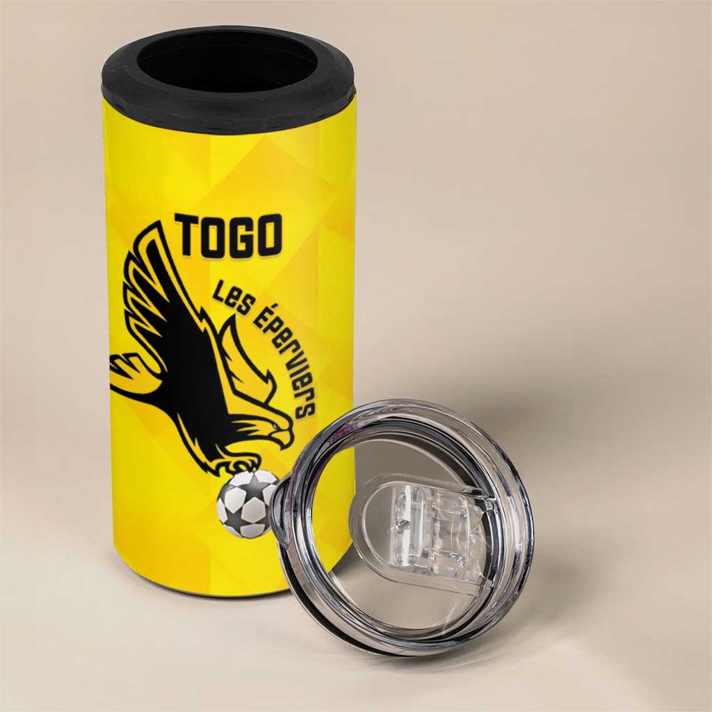 Custom Togo Football 4 in 1 Can Cooler Tumbler Go Champions
