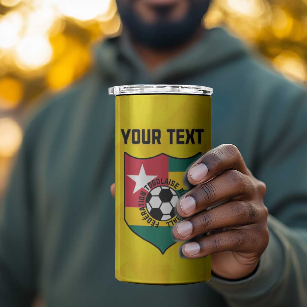 Custom Togo Football 4 in 1 Can Cooler Tumbler Go Champions