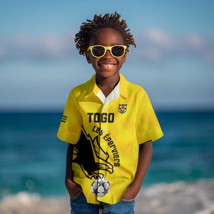 Custom Togo Football Kid Hawaiian Shirt Go Champions