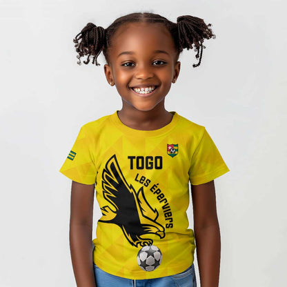 Custom Togo Football Kid T shirt Go Champions
